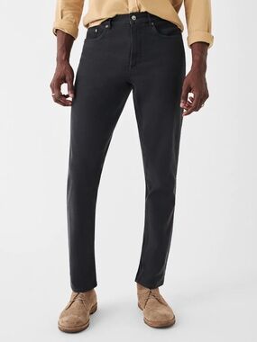 Faherty Sz 38x32 Stretch Terry 5-Pocket, Onyx